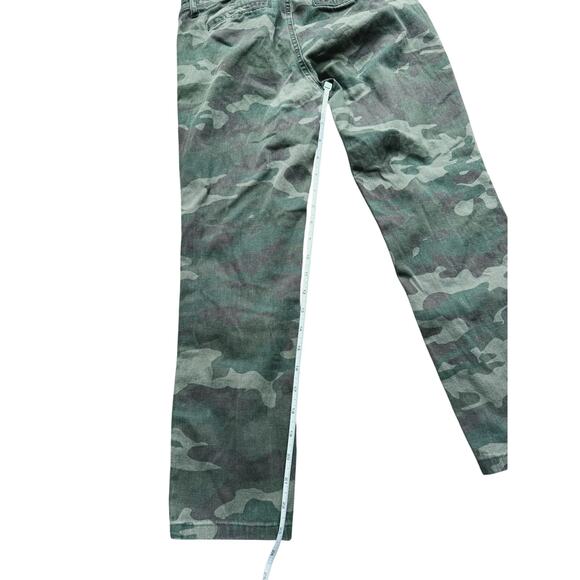 Sanctuary High Rise Camo Pants Size 27 Green Street Gorpcore Grunge Army Indie - Picture 7 of 9